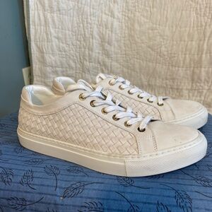 M Gemi The Portare woven suede soft gray lace up sneaker 9.5